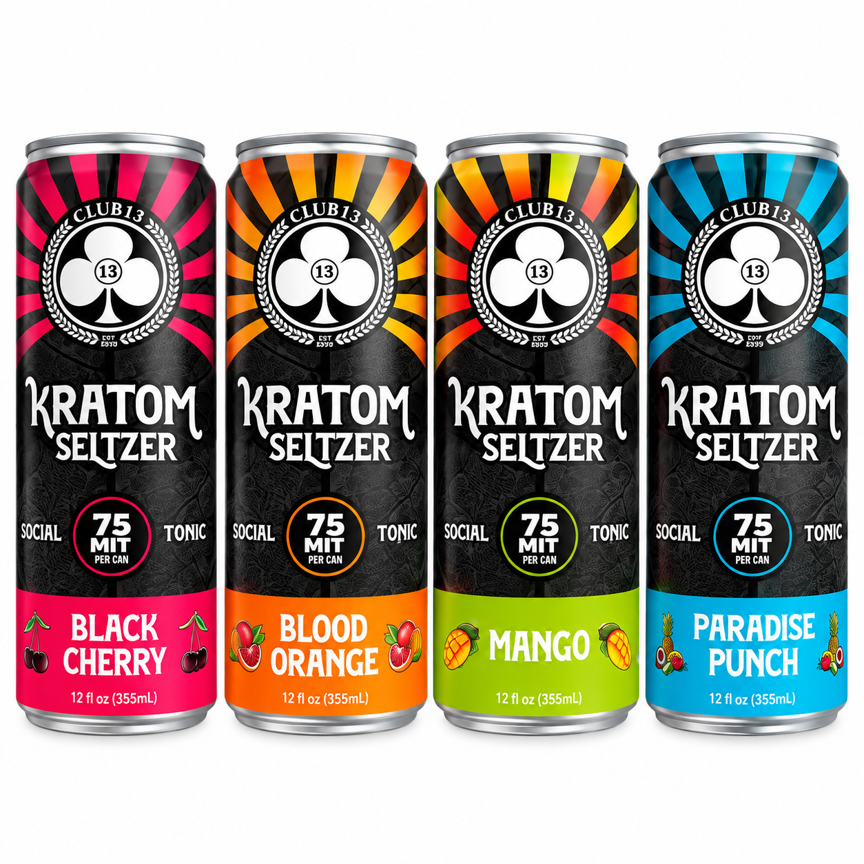 C13 75 MIT Kratom Seltzer