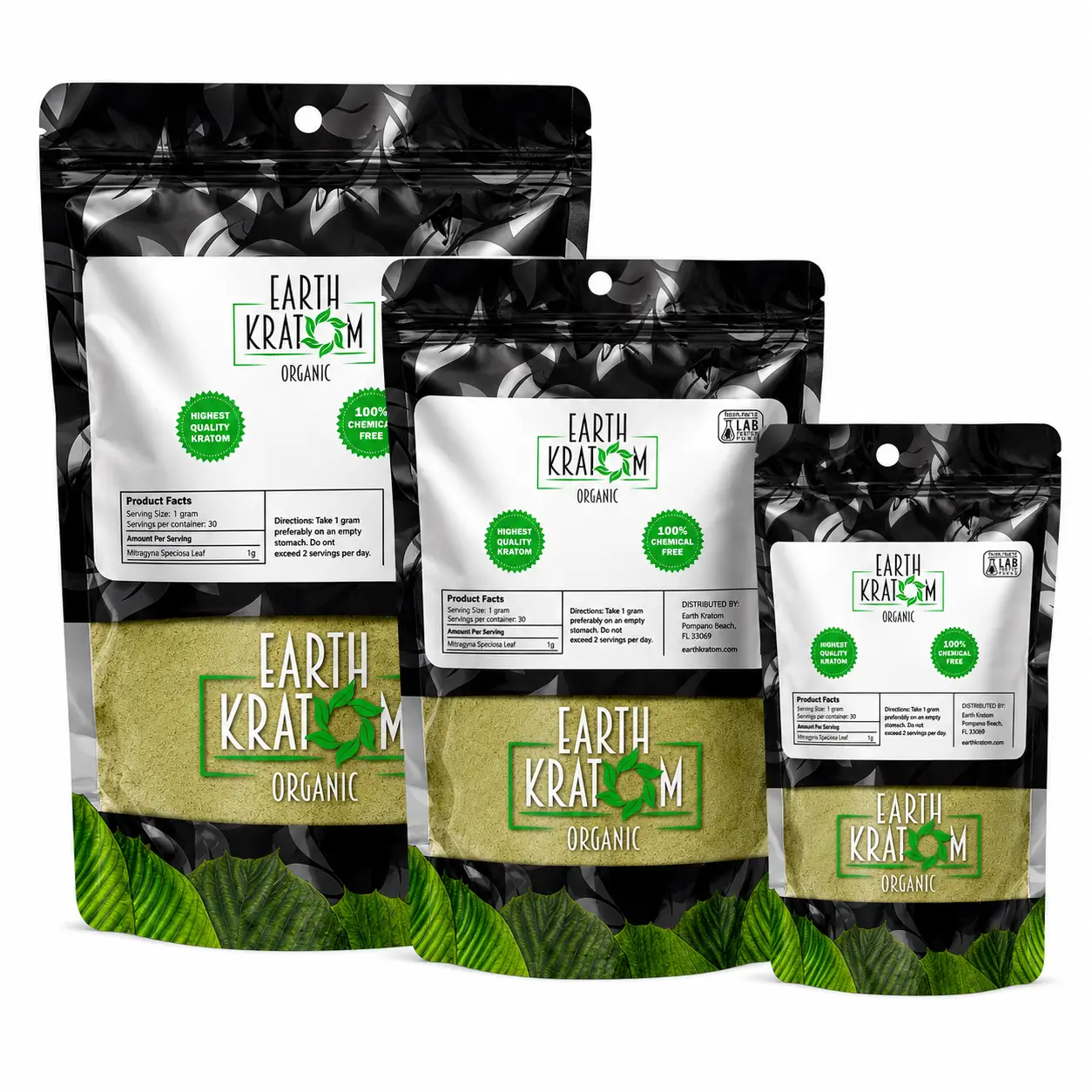 EARTH KRATOM 1/2 KG POWDER